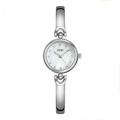 Simple Design Small Exquisite Round Dial Bangle Watch Quartz Watch