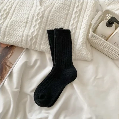 Women's Warm Wool Socks Fleece-lined