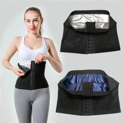 Waist Belt For Cross-Border Sauna Sweating, Tummy Control Belt With Three Rows Of Buckles For Women, Sweat-Inducing Yoga Shaping Belt, Fitness