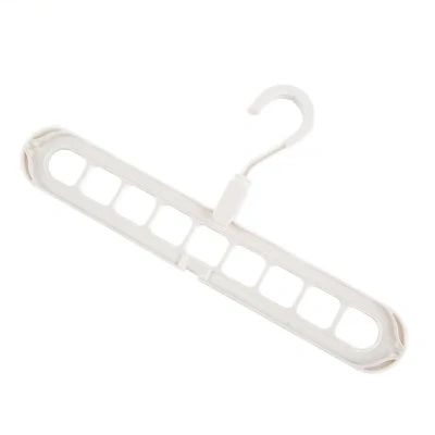 9-hole Clothes Hanger Organizer Space Saving Hanger Multi-function Folding Magic Hangers Drying Racks Scarf Clothes Storage