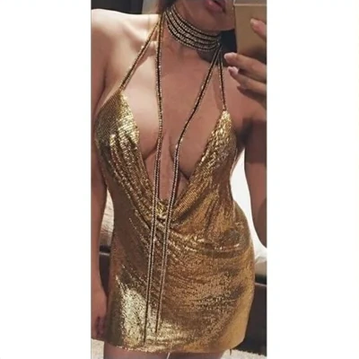 Ladies Sequined Party Dress