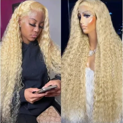 European And American Ladies Front Lace Synthetic Wigs