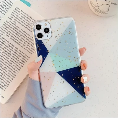 Geometric color matching cell phone case