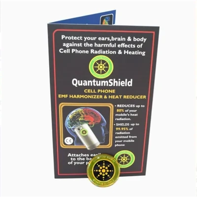 Cell phone radiation protection stickers