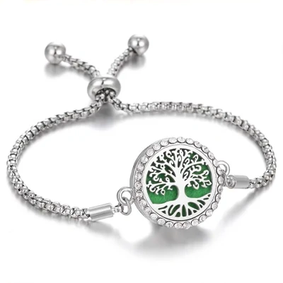 New Kaleidoscope Aromatherapy Bracelet Perfume Essential Oil Diffuser Locket Bracelet Charms Women Aroma Diffuser Jewelry