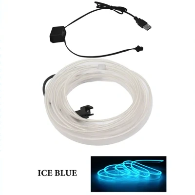 Car Decorations Interior LED Ambient Lights USB LED Panel Dashboard With Atmosphere Flexible Neon Lights With USB Drive