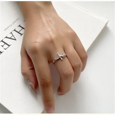 Simple Color Matching Copper Ring Fashion Cross Evil Rings For Women Girl Finger Accessories Party Jewelry Gift