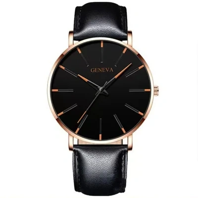 Mesh strap quartz watch