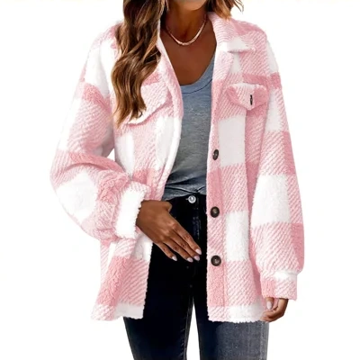 Lamb Fleece Jacket Button Fleece Jacket