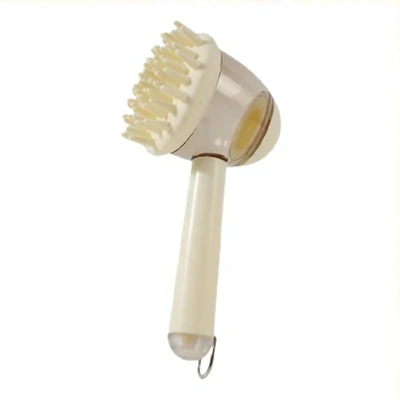 3 In 1 Pets Bath Brush For Dogs And Cats Shower Massage Brush, Depilation Comb And Foaming Tool, Anti-frizz Beauty Brush Pet Products