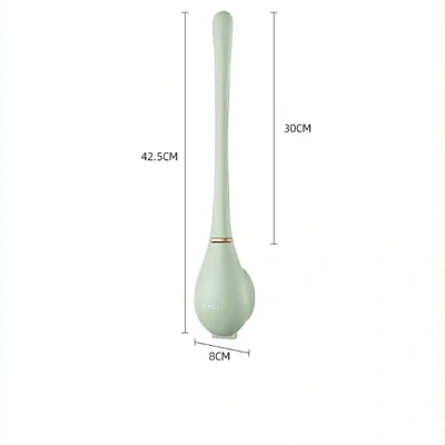 Household Brush Wall-mounted Long-handled Silicone Toilet Brush