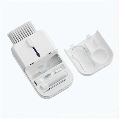 Portable 11 In 1 Multifunctional Cleaning Kit Computer Keyboard Cleaner Phone Screen Clean Tools Earphone Clean Brush With Storage Box