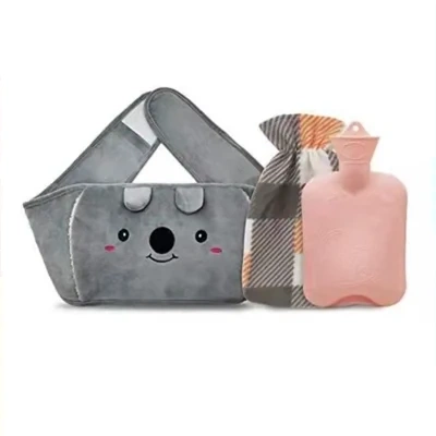 Plush Waist Cover Winter Belly Warmer With Hot Water Bottle