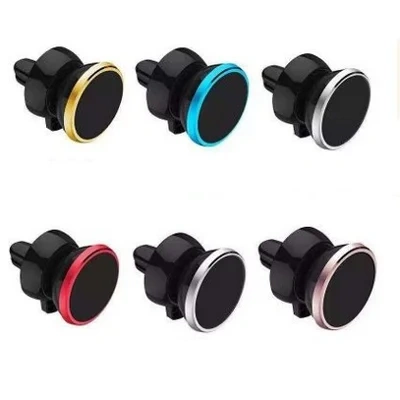 Car mobile phone navigation bracket mobile phone rack outlet magnetic car 360 degree magnetic rotating magnet bracket