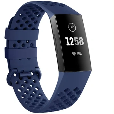 Sporty Silicone Wristwatch Strap