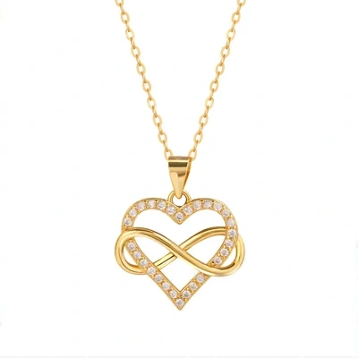 Unlimited Love Necklace Women Wrapped Love Valentine's Day Gifts All Match High-grade Can Not Be Dropped Collarbone Chain