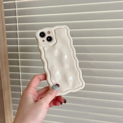 Niche Ins Wind Wave Shell Phone Case