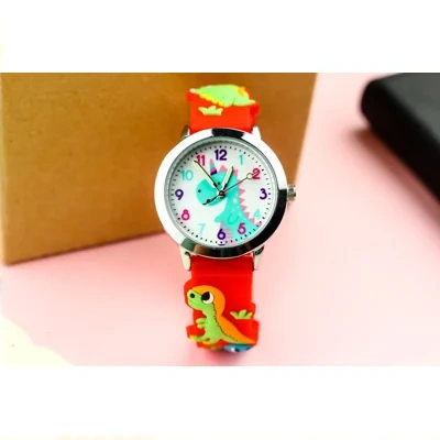 3D Silicone Dinosaur Children's Watch