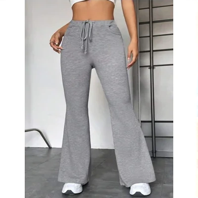 European And American Stitching Yoga Exercise Pants Outdoor Casual Flared Pants