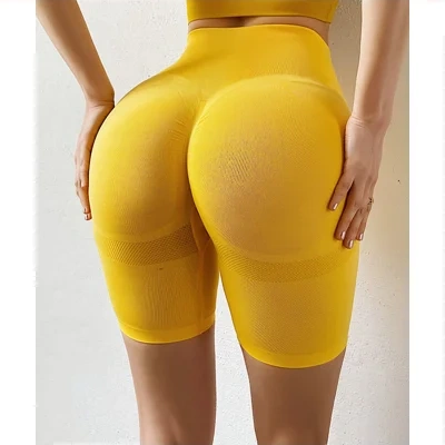 Tight Hip Yoga Pants High Waist Hip Lift Movement Shorts