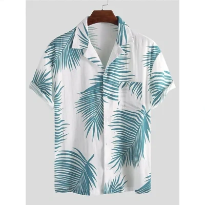 New Fashion Casual Hot Sale Hawaiian Shirts For Men