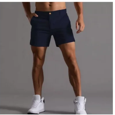 Men's Shorts With Pockets Fashion Summer Button Beach Pants