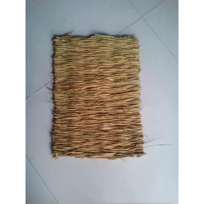 Natural straw mat