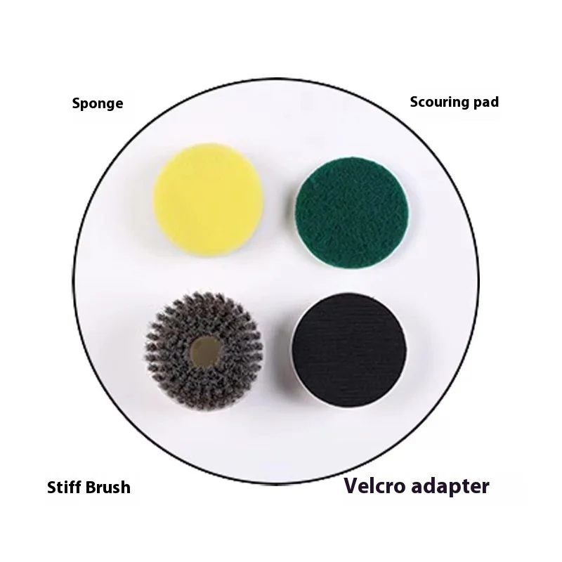 Multifunctional Smart Display Electric Cleaning Brush Wireless Kitchen Sink Cleaning Brush Waterproof Electric Pot Brush Cleaning Tool