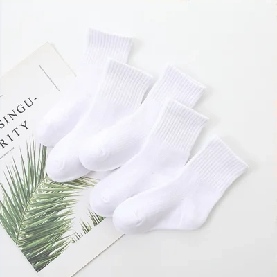 Children's Cotton Mid-tube Sports And Leisure Socks