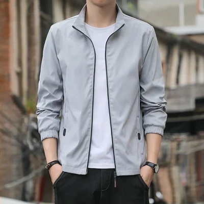 Stand Collar Jacket Men's Coat