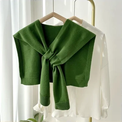 Fashion Shawl All-match Solid Color Scarf