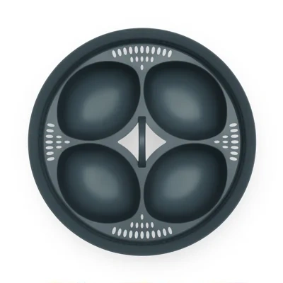 4 In1 Egg Poachers Egg Cooker Tools Eggs Steamer Mold Tray Stand Kitchen Baking Mould Cooking Utensils