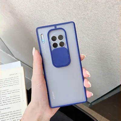 Sliding cover push window mobile phone case