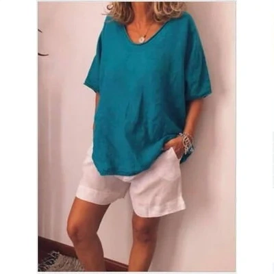 Loose Short Sleeves T-shirt Women Summer Tops