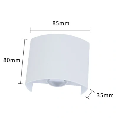 Outdoor Rainproof Led Wall Lamp Outdoor Spotlight Courtyard Bedside Living Room Wall Lamp