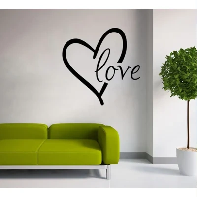 Valentine'S Day Generation Carved Wall Stickers Bedroom Living Room Background Decoration Stickers