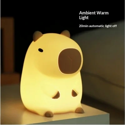 Silicone Night Lamp Rechargeable Dimming Timing Home Decoration