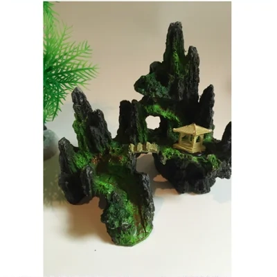 Simulation resin rockery