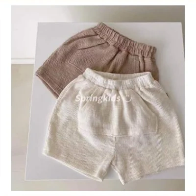 Children'S Clothing T-Shirt Summer Baby Clothes Solid Color Triangle Bag Fart Baby Romper-Loose Short-Sleeved Casual Children'S Pants