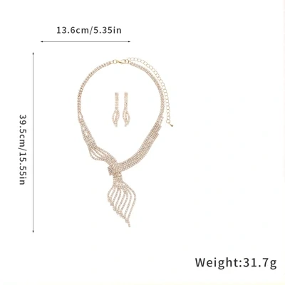 High-grade Clavicle Chain Fashion Grandeur Personality Jewelry Suit