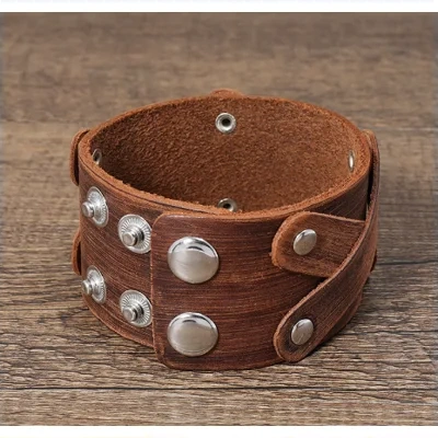 Simple Retro And Old Multi-layer Leather Bracelet