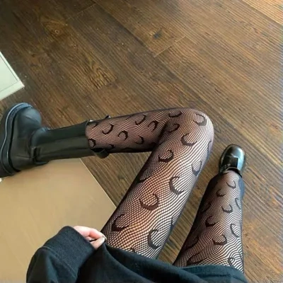Japanese Lolita Retro Lace Soft Girl Pantyhose Sexy Hollow Net Stockings Ins White Silk Bottoming Stockings