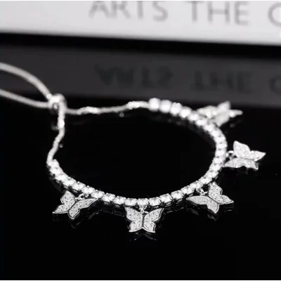 Multi Butterfly Bracelet Light Luxury Niche Micro-set Zircon