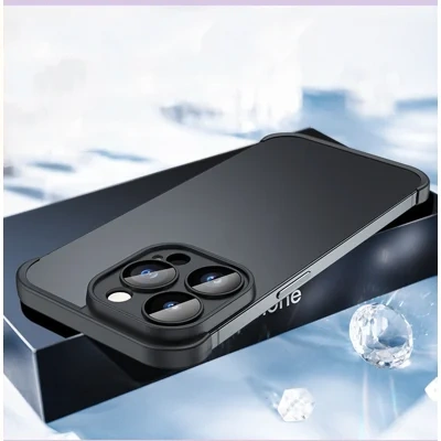 Mobile Phone Case With Glass Lens Film TPU Without Frame