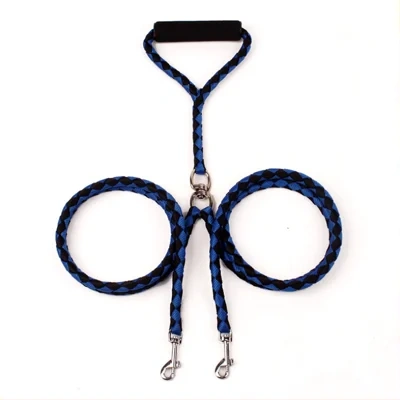 Pet Hand-knitted Traction Wear-resistant Dog Leash Double-ended Hand-knitted Braided Rope Outdoor Dog Leash