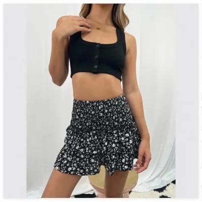 Leisure Versatile Lotus Leaf Women's Skirt