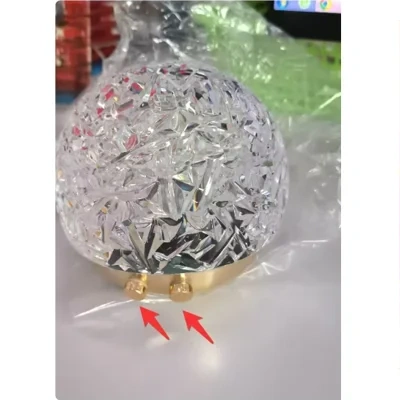 New Water Ripple Projector Night Light Crystal Mood Lamp Bedside Home Bedroom Decoration Aesthetic Christmas Gift Sunset Lights