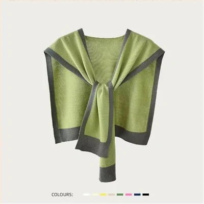Air-conditioned Room Shawl Shoulder Neck Protection Fake Collar Skirt
