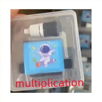 Math Roller Stamp Addition Subtraction Multiplication Division Practice Digital Type Mathematical Operation Stamp Pupils Teacher