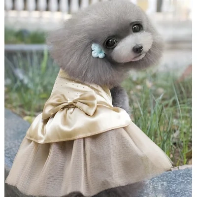 Dog wedding dress